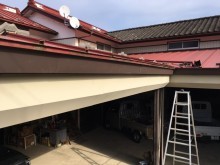 破風板金包み取り付け完了
