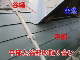 平部と谷の取り合い