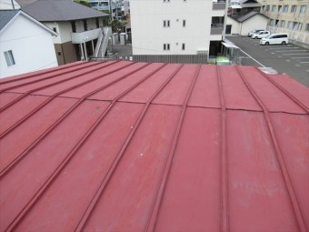 瓦棒屋根破損
