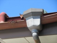 集水器軒樋ボロボロ