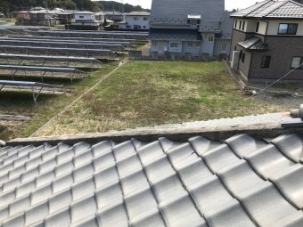 棟瓦のズレ落ち