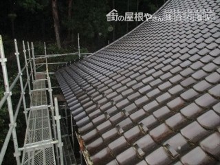 瓦葺き直し完了