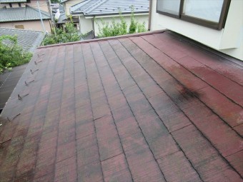 コロニアル屋根の劣化