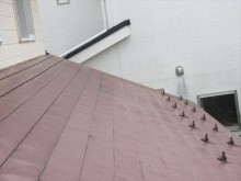 はいどいがなくなった西側の屋根