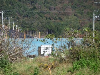 トタン屋根が飛ばされた倉庫