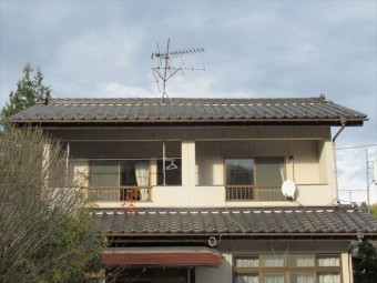 作並の雨漏り現場