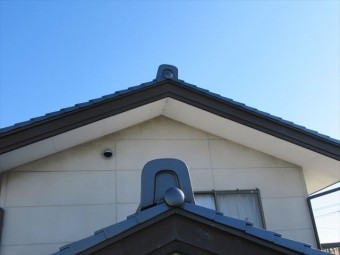 鬼瓦ズレ傾き