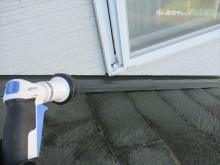 散水試験始め