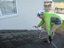 散水試験続き