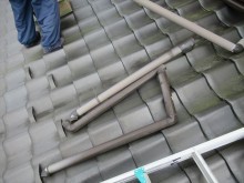 雨樋解体部材