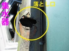 集水器への落し口劣化