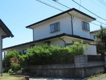 中古住宅屋根調査現場