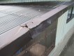 トラックで破損したケラバ包み