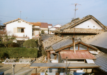 地震後の被害風景
