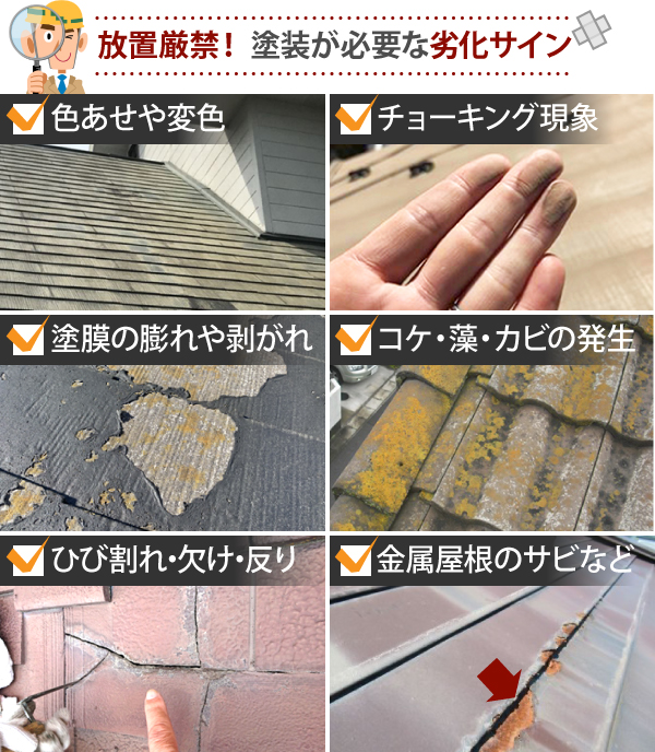 放置厳禁！塗装が必要な劣化サイン